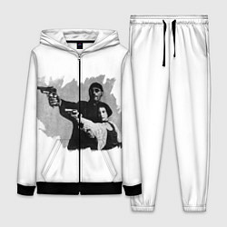 Женский 3D-костюм Леон рисунок, цвет: 3D-черный