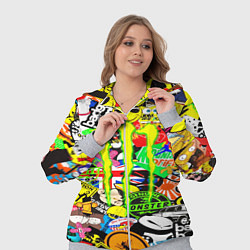 Женский 3D-костюм Monster energy бренды, цвет: 3D-меланж — фото 2