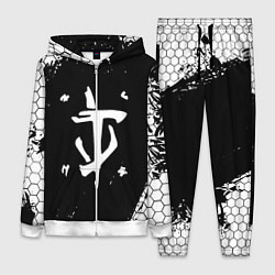 Женский 3D-костюм Doom соты краски, цвет: 3D-белый