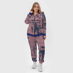 Женский 3D-костюм Текстура с потертостями сине-розовая, цвет: 3D-синий — фото 2