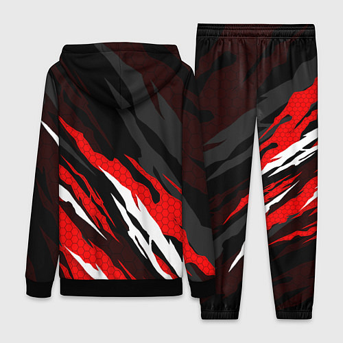 Женский костюм Umbrella - красное пламя / 3D-Черный – фото 2