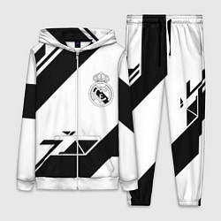 Женский 3D-костюм Real Madrid geometry, цвет: 3D-белый
