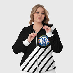 Женский 3D-костюм Chelsea geometry sport, цвет: 3D-белый — фото 2