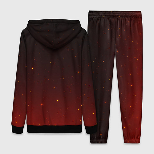 Женский костюм Черно-красный градиент со свечением / 3D-Черный – фото 2