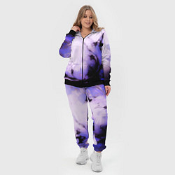 Женский 3D-костюм Взрывной индиго светлый, цвет: 3D-черный — фото 2