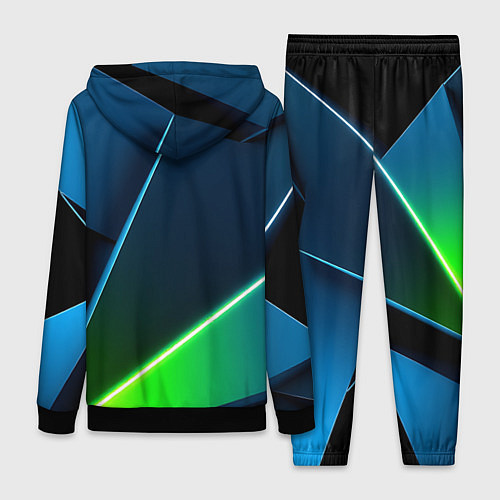 Женский костюм Neon colored geometric / 3D-Черный – фото 2