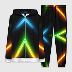 Женский костюм Neon multicolored lines