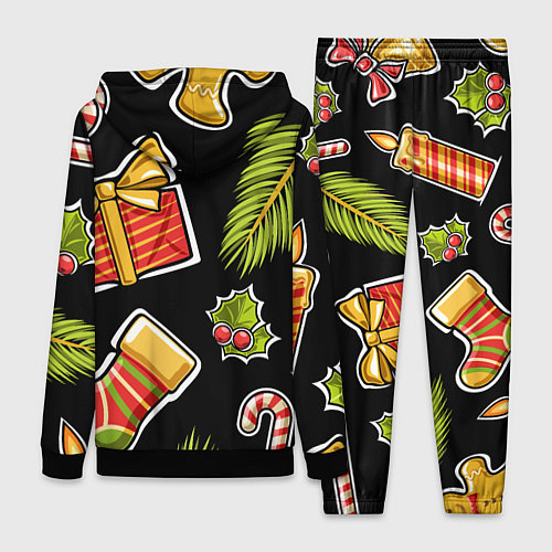 Женский костюм Рождественский вайб / 3D-Черный – фото 2