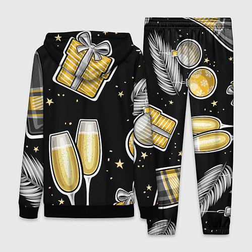 Женский костюм Новогодний вайб / 3D-Черный – фото 2