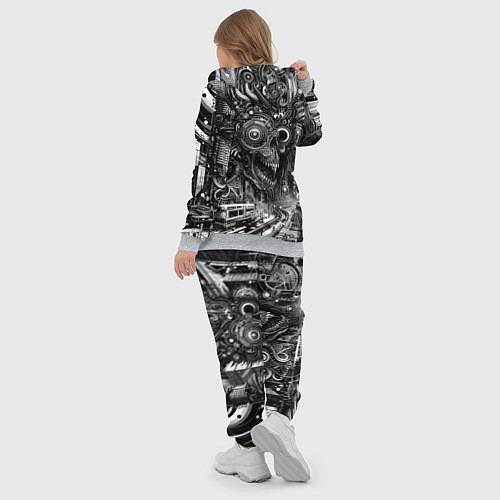 Женский костюм Cyber urban skull - ai art fantasy / 3D-Меланж – фото 5