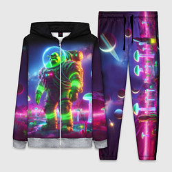 Женский 3D-костюм Космонавт Шрук в неоновом скафандре на загадочной, цвет: 3D-меланж