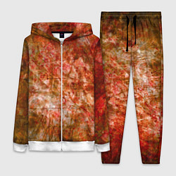 Женский 3D-костюм Абстракция - bright red, цвет: 3D-белый