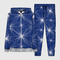 Женский костюм Звезды на синем фоне