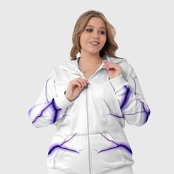Женский 3D-костюм Color white purple, цвет: 3D-белый — фото 2