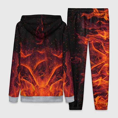 Женский костюм AC/DC Flame / 3D-Меланж – фото 2