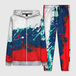 Женский 3D-костюм Триколор РФ, цвет: 3D-меланж