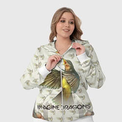 Женский 3D-костюм Imagine Dragons: Fly, цвет: 3D-белый — фото 2