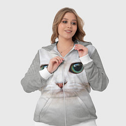 Женский 3D-костюм Белый котик, цвет: 3D-белый — фото 2