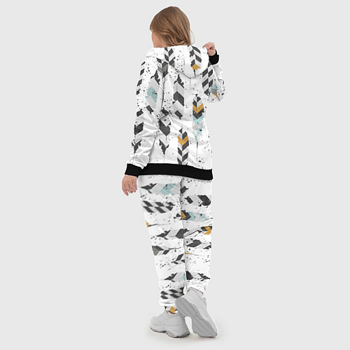 Женский костюм Перья / 3D-Черный – фото 5