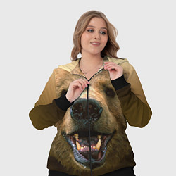 Женский 3D-костюм Взгляд медведя, цвет: 3D-черный — фото 2