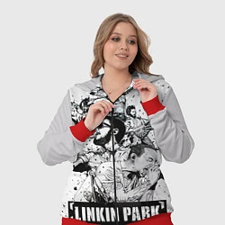 Женский 3D-костюм Linkin Park, цвет: 3D-красный — фото 2