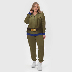 Женский 3D-костюм Униформа солдата, цвет: 3D-синий — фото 2