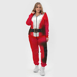Женский 3D-костюм Дед мороз, цвет: 3D-красный — фото 2
