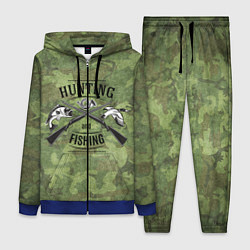 Женский 3D-костюм Hunting & Fishing, цвет: 3D-синий
