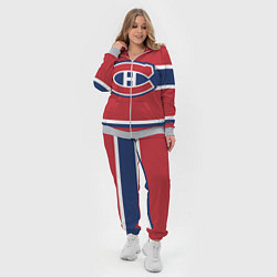 Женский 3D-костюм Montreal Canadiens, цвет: 3D-меланж — фото 2