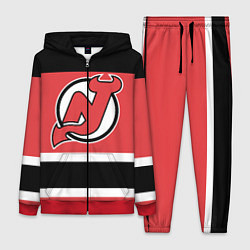 Женский 3D-костюм New Jersey Devils, цвет: 3D-красный