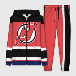 Женский 3D-костюм New Jersey Devils, цвет: 3D-синий