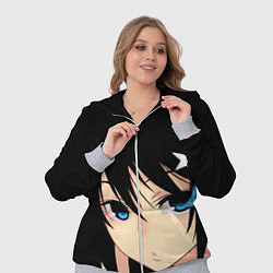 Женский 3D-костюм Black Rock Shooter - глаза Мато Курои, цвет: 3D-меланж — фото 2