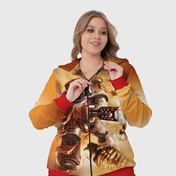 Женский 3D-костюм Серый рыцарь, цвет: 3D-красный — фото 2