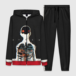 Женский 3D-костюм Three Days Grace: Skeleton, цвет: 3D-красный