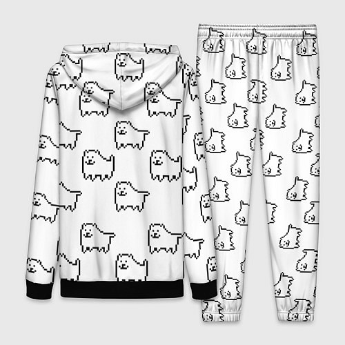 Женский костюм Undertale Annoying dog white / 3D-Черный – фото 2