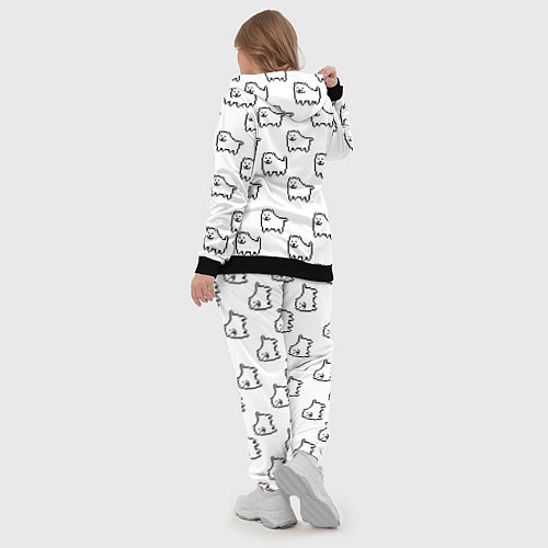 Женский костюм Undertale Annoying dog white / 3D-Черный – фото 5