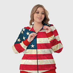 Женский 3D-костюм США, цвет: 3D-красный — фото 2