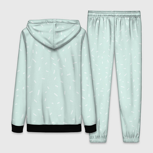 Женский костюм Влюбленные еноты / 3D-Черный – фото 2