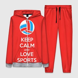 Женский костюм Keep Calm & Love Volleyball