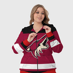 Женский 3D-костюм Arizona Coyotes, цвет: 3D-красный — фото 2