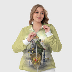 Женский 3D-костюм Имперская русь, цвет: 3D-белый — фото 2