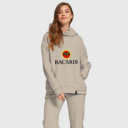 Женский костюм оверсайз Bacardi, цвет: миндальный — фото 2