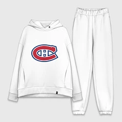 Женский костюм оверсайз Montreal Canadiens, цвет: белый