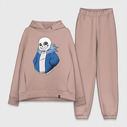 Женский костюм оверсайз Sans, цвет: пыльно-розовый