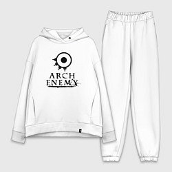 Женский костюм оверсайз Arch Enemy, цвет: белый