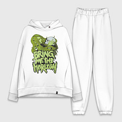 Женский костюм оверсайз Bring Me The Horizon: Green Girl, цвет: белый
