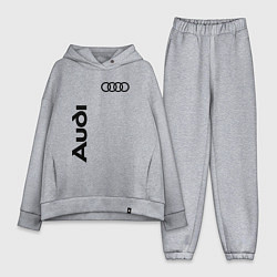 Женский костюм оверсайз Audi Style, цвет: меланж