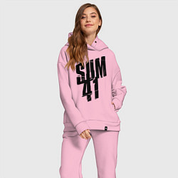 Женский костюм оверсайз Sum Forty One, цвет: светло-розовый — фото 2