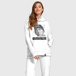 Женский костюм оверсайз Eminem labyrinth, цвет: белый — фото 2