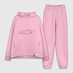 Женский костюм оверсайз Skillet, цвет: светло-розовый